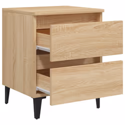 VidaXL 805876 Table de nuit et table de chevet Chêne - Vue supplémentaire 6