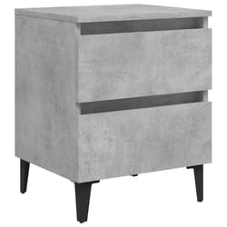 VidaXL 805877 Table de nuit et table de chevet Couleur du béton