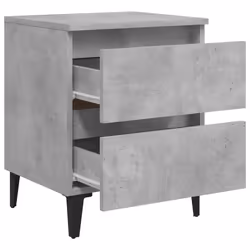 VidaXL 805877 Table de nuit et table de chevet Couleur du béton - Vue supplémentaire 5