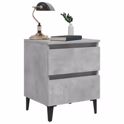 VidaXL 805877 Table de nuit et table de chevet Couleur du béton - Vue supplémentaire 7
