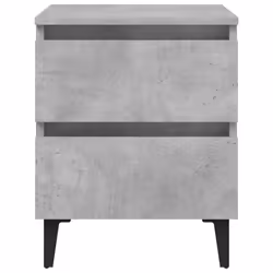 VidaXL 805878 Table de nuit et table de chevet Couleur du béton - Vue supplémentaire 4