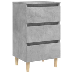 VidaXL 805895 Table de nuit et table de chevet Couleur du béton