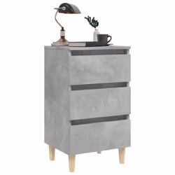 VidaXL 805895 Table de nuit et table de chevet Couleur du béton - Vue supplémentaire 4