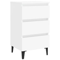 VidaXL 805905 Table de nuit et table de chevet Blanc