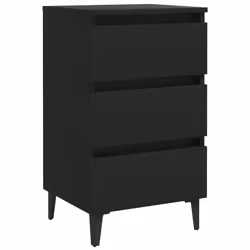 VidaXL 805907, Noir, Métal, Bois, 400 mm, 350 mm, 690 mm, 1 pièce(s)