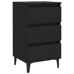 VidaXL 805907 Table de nuit et table de chevet Noir