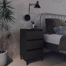 VidaXL 805907 Table de nuit et table de chevet Noir
