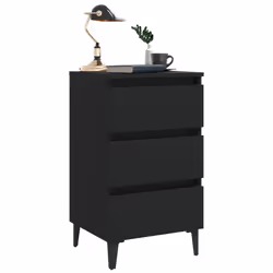 VidaXL 805907 Table de nuit et table de chevet Noir