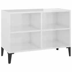 VidaXL 805938, Blanc, Métal, Bois, 695 mm, 300 mm, 500 mm, 1 pièce(s)