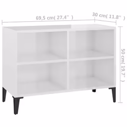 VidaXL 805938 Support TV et centre de divertissement - Vue supplémentaire 6