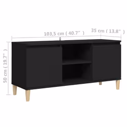 VidaXL 805960 Support TV et centre de divertissement - Vue supplémentaire 8