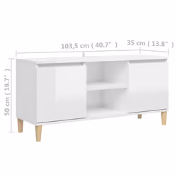 VidaXL 805965 Support TV et centre de divertissement - Vue supplémentaire 8