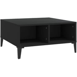 Vidaxl - Table basse noir 60x60x30 cm bois d'ingénierie