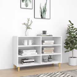 Améliorez votre intérieur avec ce buffet bien conçu et chic, présentant un charme scandinave. Cette bibliothèque avec quatre ...