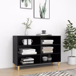 Améliorez votre intérieur avec ce buffet bien conçu et chic, présentant un charme scandinave. Cette bibliothèque avec quatre ...
