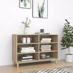 Améliorez votre intérieur avec ce buffet bien conçu et chic, présentant un charme scandinave. Cette bibliothèque avec quatre  ...
