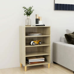 vidaXL Buffet Chêne sonoma 57x35x90 cm Bois d'ingénierie - TU