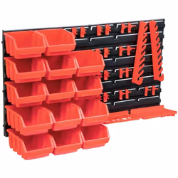 Gardez votre garage, votre atelier de bricolage et votre atelier organisés avec ce kit de bacs de rangement avec panneaux mur ...