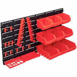 Gardez votre garage, votre atelier de bricolage et votre atelier organisés avec ce kit de bacs de rangement avec panneaux mur ...