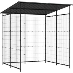 Vidaxl - Abri à vélo 190x190x222 cm Acier Noir