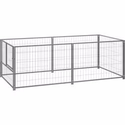 Ce chenil polyvalent est un excellent paradis de jeu en plein air pour vos chiens ! La grande cage pour chien offre un grand ...