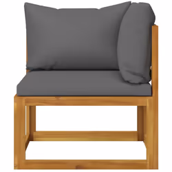 VidaXL 3068851 banc de jardin Bois d'acacia, Tissu, Polyester
