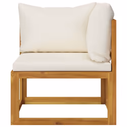 VidaXL 3068852 banc de jardin Bois d'acacia, Tissu, Polyester