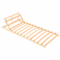 vidaXL Sommier à lattes sans matelas tête de lit réglable 70x200 cm - 70 x 200 cm
