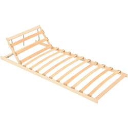 Vidaxl - Sommier à lattes sans matelas tête de lit réglable 80x200 cm