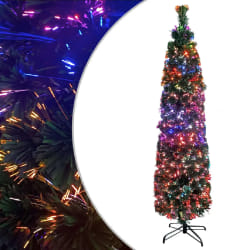 vidaXL Sapin Mince Fibre Optique 150 cm