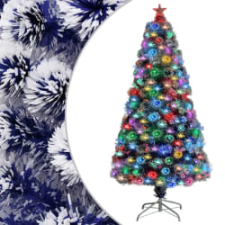 vidaXL Sapin de Noël Fibre Optique 120 cm