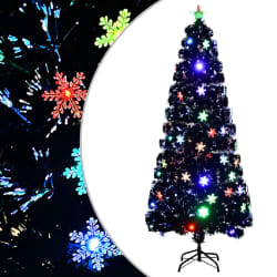 vidaXL Sapin à LED Fibre optique