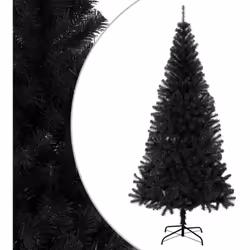 Ce sapin de Noël artificiel noir forme la pièce maîtresse de vos décorations de Noël, créant une ambiance de Noël unique ! Ce ...