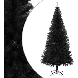 Vidaxl - Sapin de Noël artificiel avec support noir 240 cm pvc