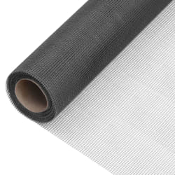 vidaXL Écran en treillis Fibre de verre 112x1000 cm Noir - TU