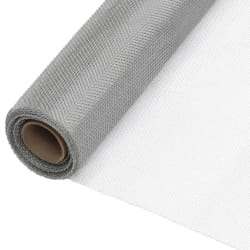 vidaXL Écran en treillis Acier inoxydable 100x2000 cm Argenté - TU