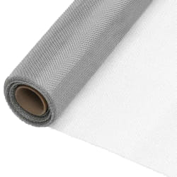vidaXL Écran en treillis Acier inoxydable 112x2000 cm Argenté - TU