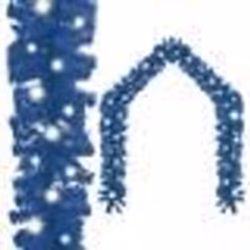 vidaXL Guirlande de Noël avec lumières LED 5 m Bleu - TU