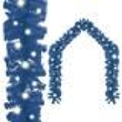 vidaXL Guirlande de Noël avec lumières LED 5 m Bleu - TU