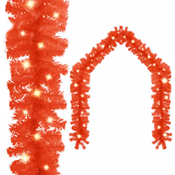 Cette guirlande de Noël sera spectaculaire où que vous l'accrochiez. Elle sera la décoration de Noël parfaite pour votre espa ...