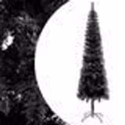 vidaXL Sapin de Noël étroit Noir 240 cm - TU