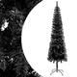 vidaXL Sapin de Noël étroit Noir 240 cm - TU