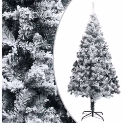 Ce sapin de Noël artificiel extra large, avec de la neige blanche floquée, forme la pièce maîtresse de vos décorations de Noë ...
