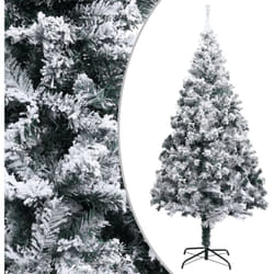 Vidaxl - Sapin de Noël artificiel avec neige floquée Vert 300 cm pvc