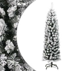 vidaXL Sapin de Noël Mince - Vert 120 cm