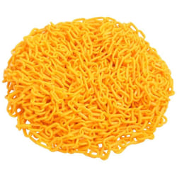 Vidaxl - Chaîne d'avertissement Jaune 100 m Ø6 mm Plastique
