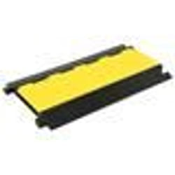 vidaXL Rampe de protection de câble avec 5 canaux 90 cm caoutchouc