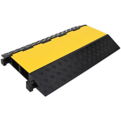 Vidaxl - Rampe de protection de câble avec 2 canaux 90 cm Caoutchouc