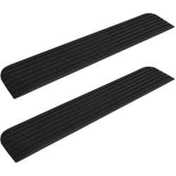 Vidaxl - Rampes de seuil 2 pcs 110x21x2,5 cm Caoutchouc