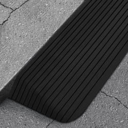 Rampe de seuil 110x41x5 cm Caoutchouc vidaXL